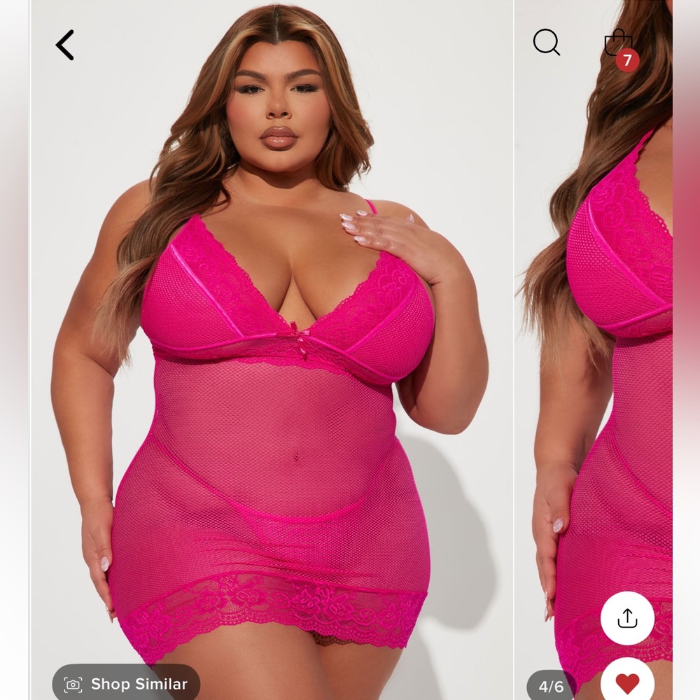 Fashion Nova Lingerie 2 piece set